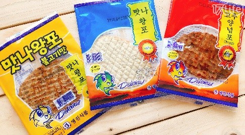 【韓國小企鵝】超人氣香烤魚片(5片/組)(原味/BBQ烤肉/香辣)